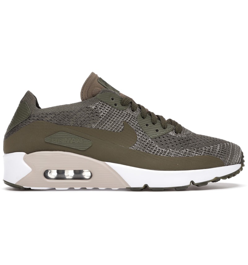 Nike Air Max 90 Ultra Flyknit Medium Olive Men's 875943-200 US