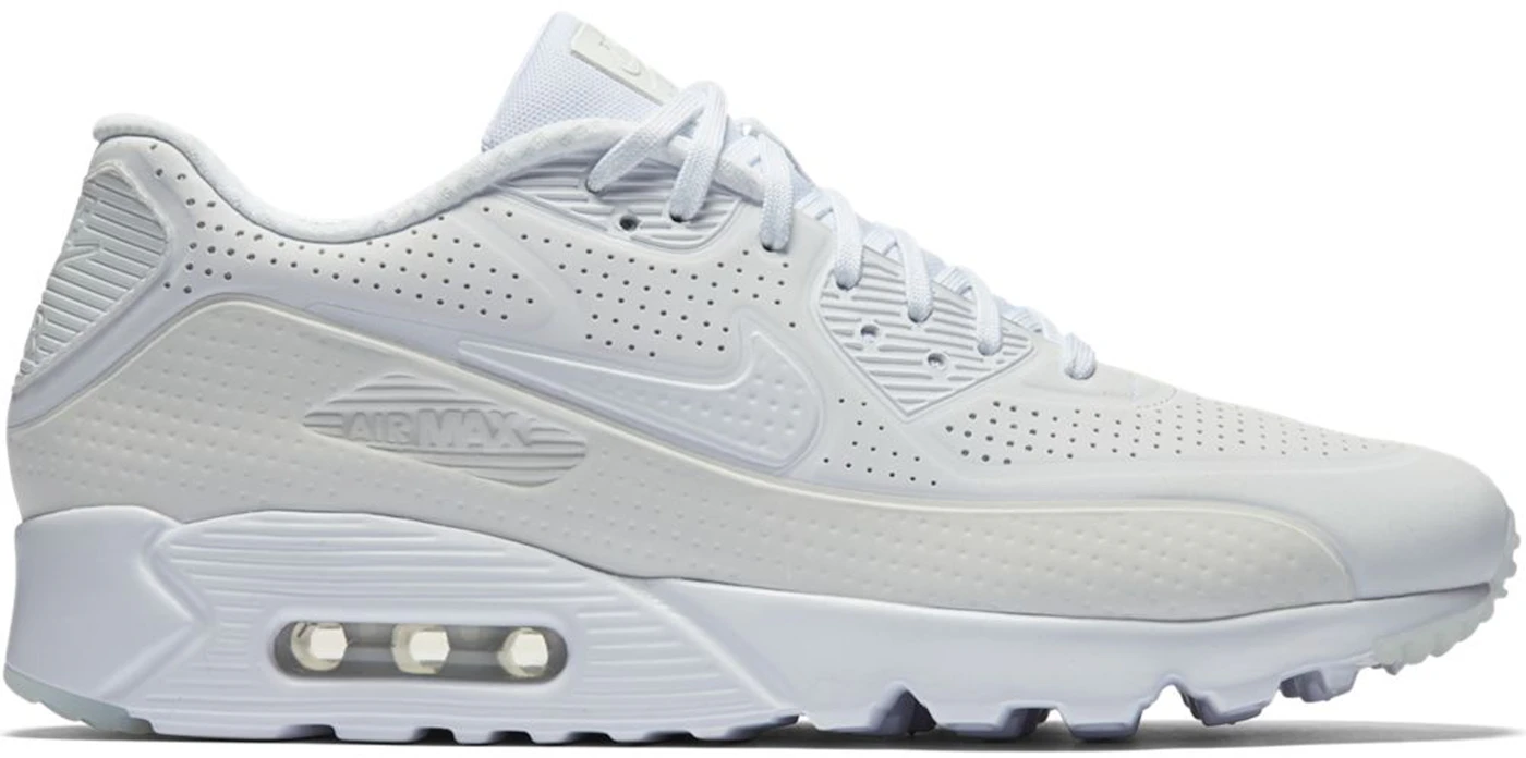 olifant lont Indringing Nike Air Max 90 Ultra Moire Triple White - 819477-111 - US