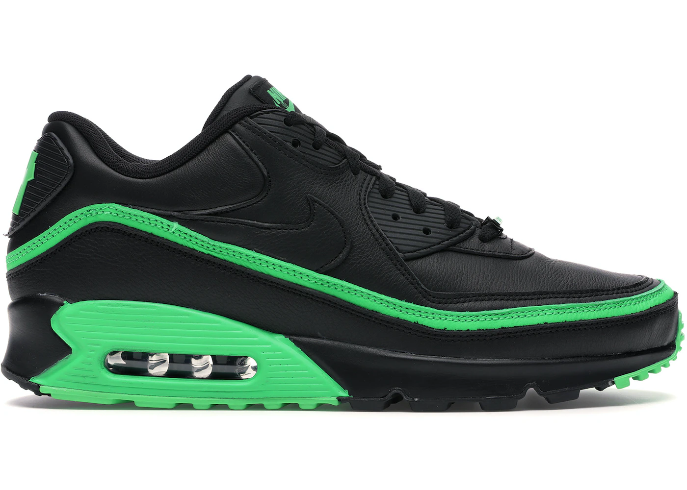 Beg come Mittens Nike Air Max 90 Undefeated Black Green - CJ7197-004
