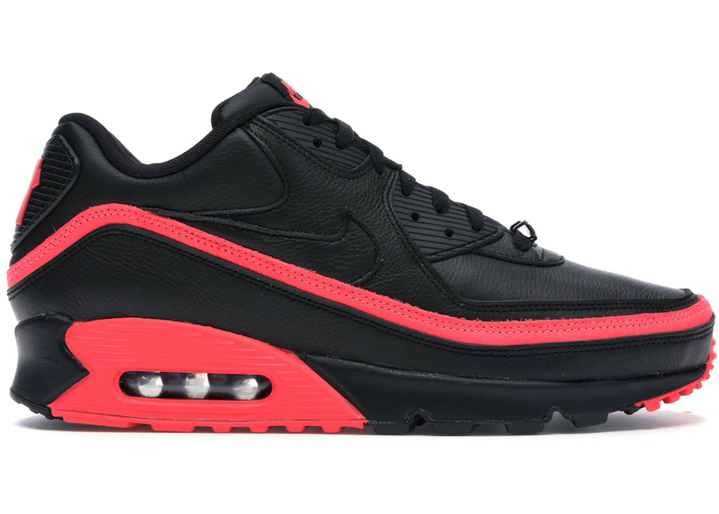 Nike Air Max 90 Undefeated Black Solar Red Men's - CJ7197 Nike Air Max 90 Undefeated Black Solar Red Men's - CJ7197