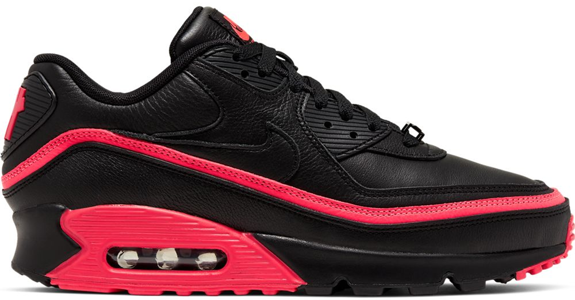 undefeated air max 90 solar red