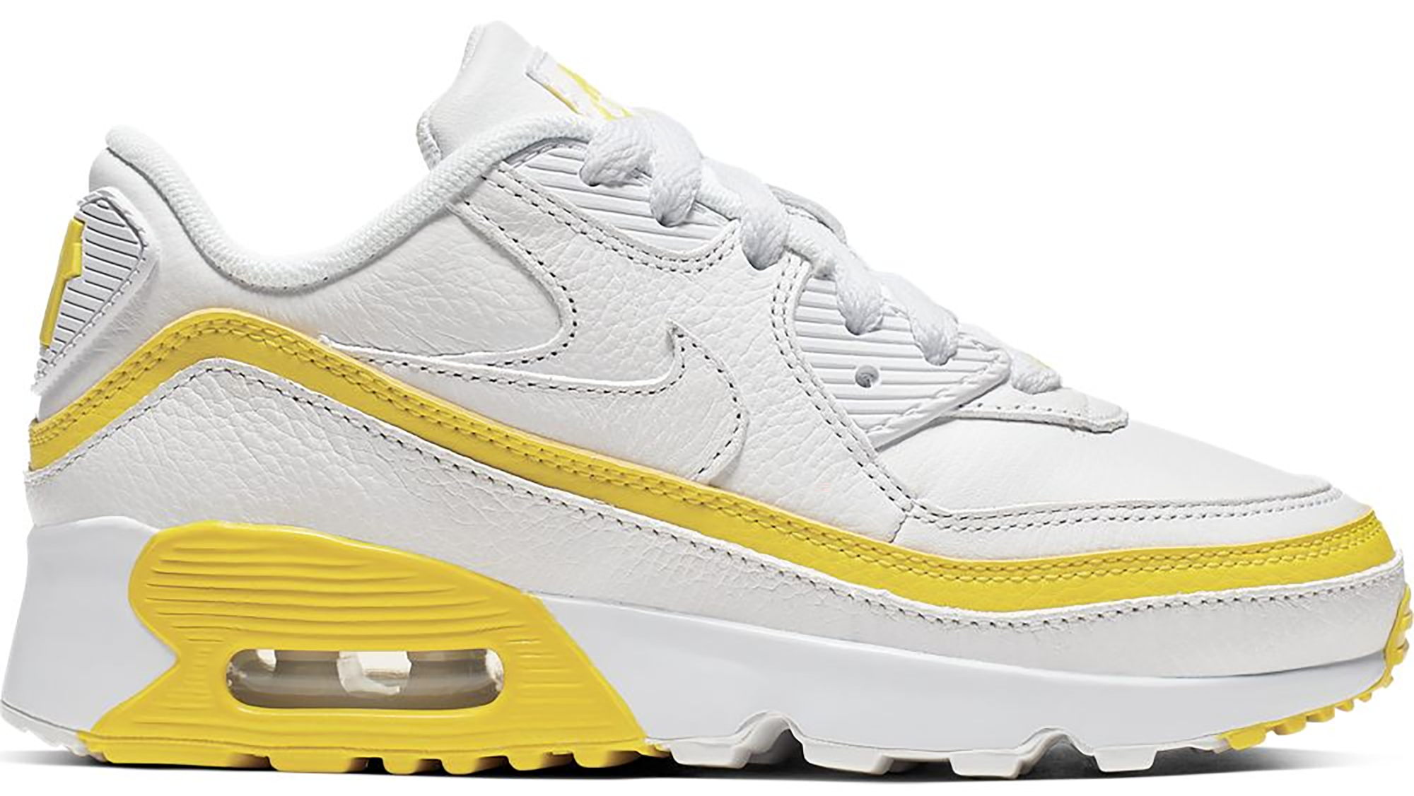 white and yellow air max