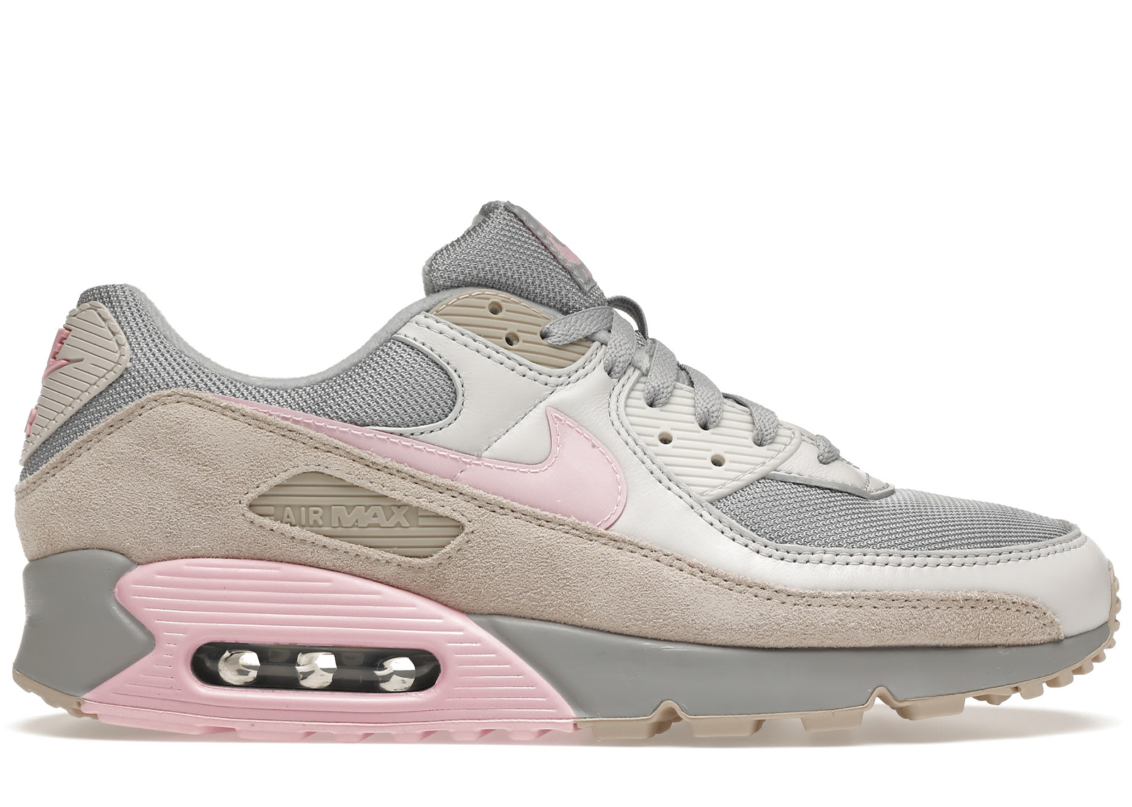 pink gray nike shoes