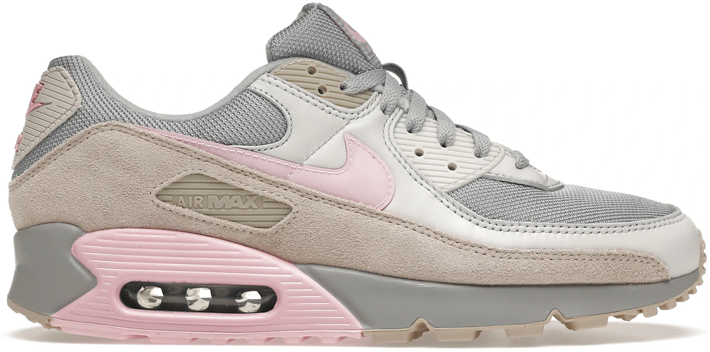 tenis Dedos de los pies Caballo Nike Air Max 90 Vast Grey Pink - CW7483-001 - ES