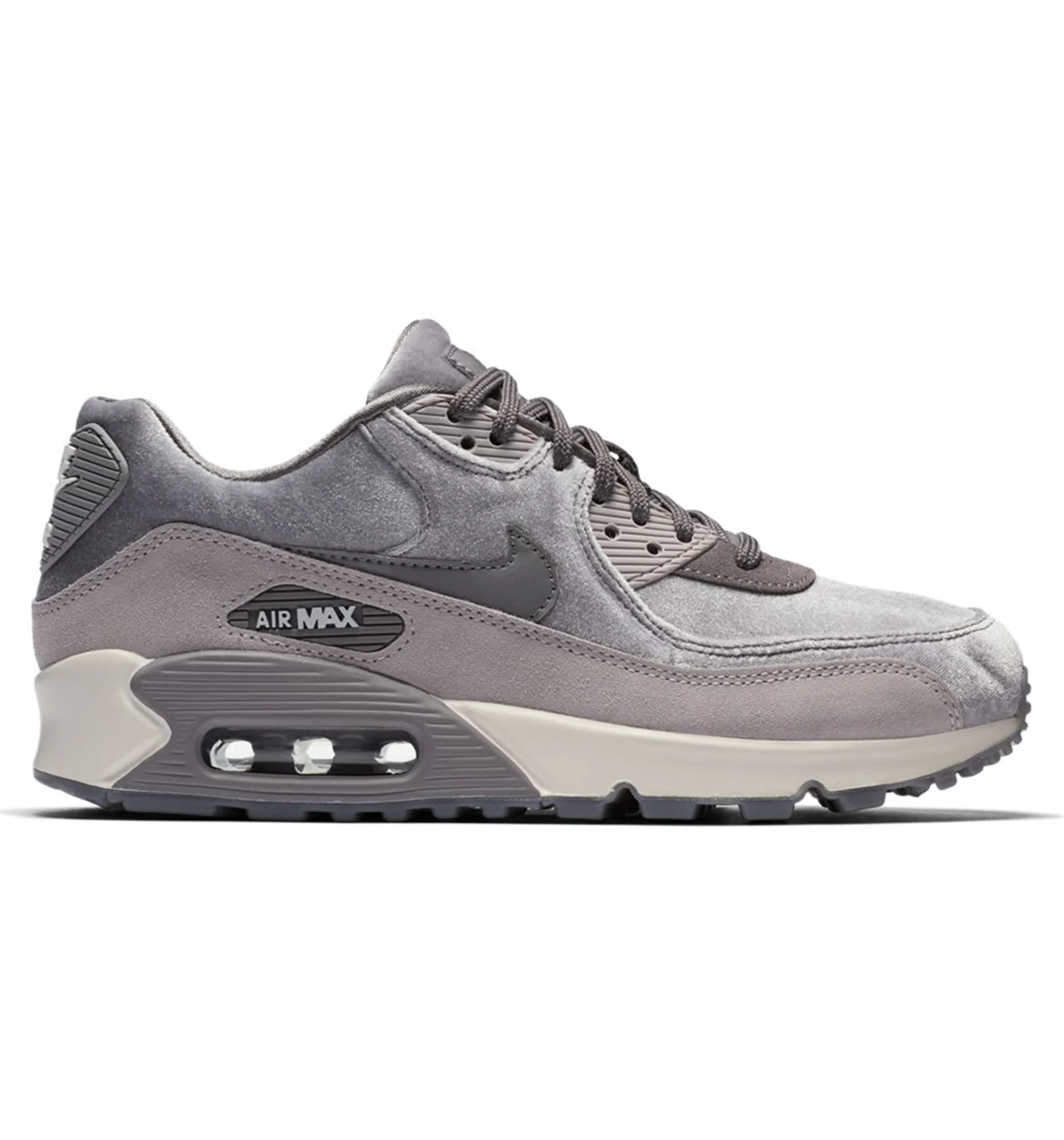 Nike Air Max 90 Velvet Gunsmoke Women s