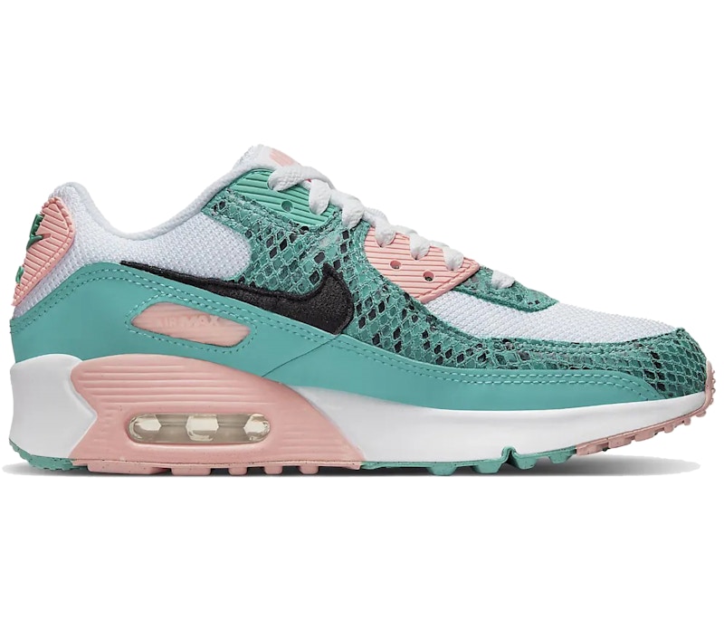 Nike Air Max 90 Washed Teal Snakeskin (GS) Kids' - DR8926-300 - US