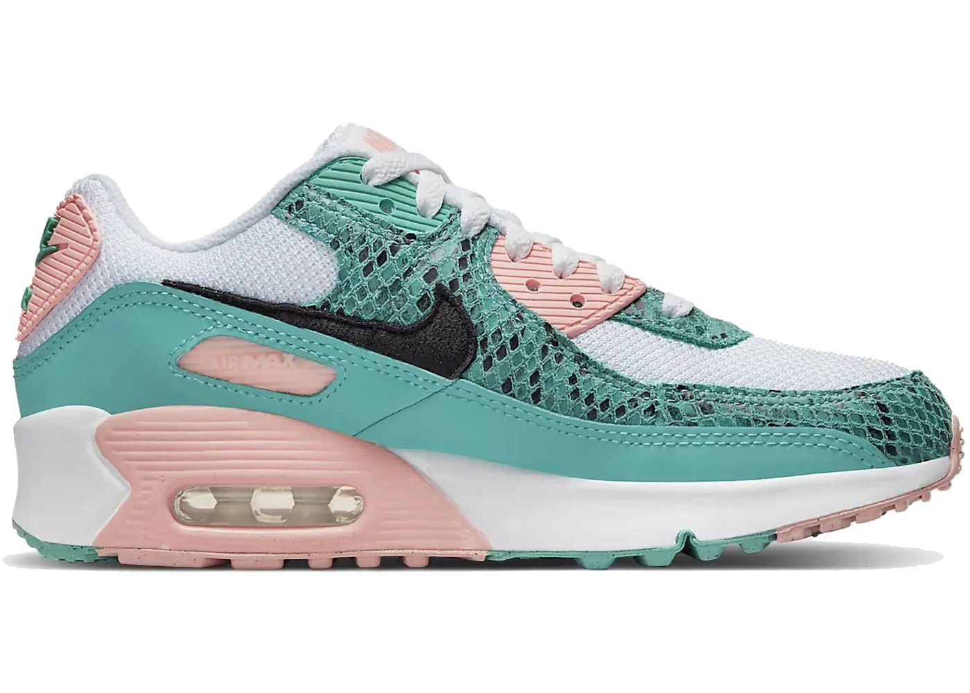 Nike Air Max 90 Washed Teal Snakeskin (GS) - DR8926-300 - US