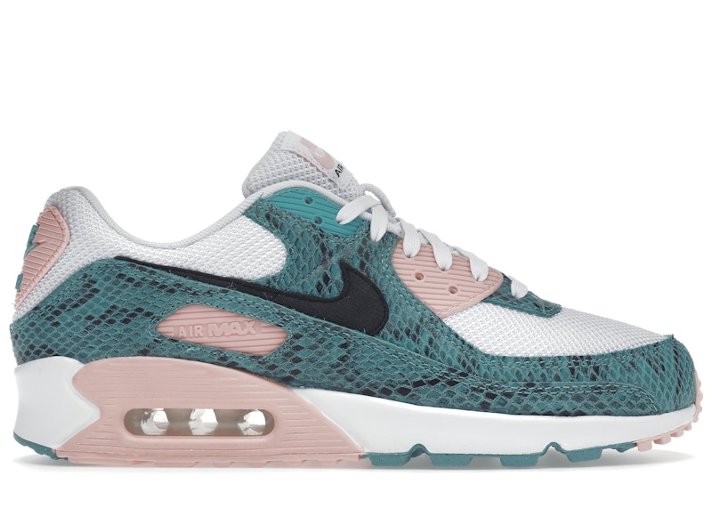 Nike Air Max 90 Washed Teal Snakeskin Men's - DR8575-300 - US