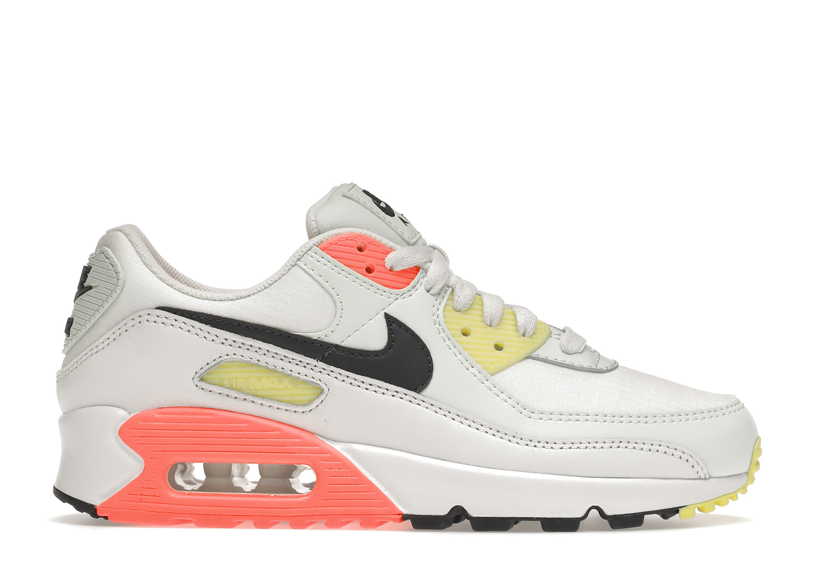 Nike Air Max 90 White Barely Green Bright Mango (Women's