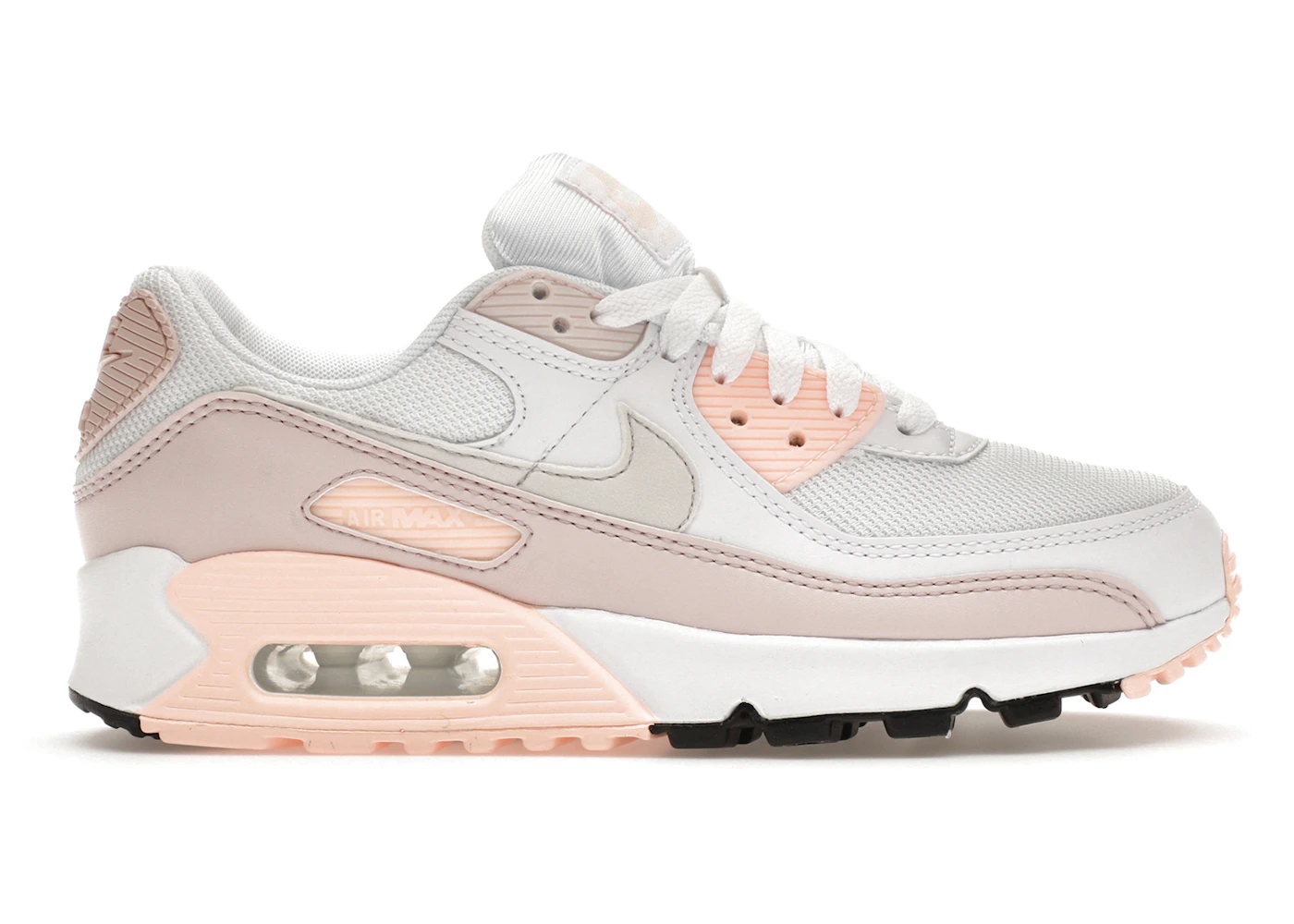 Nike Air Max 90 White Barely Rose (Women's) - CT1030-101 - US