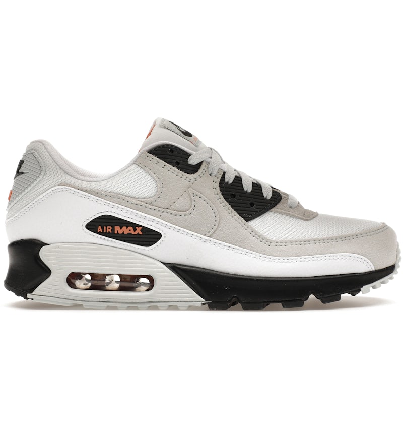 Nike Air Max 90 White Black Hot Curry Men's DM0029-100 US