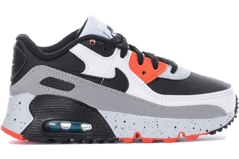Nike Air Max 90 White Black Orange (TD) CD6868-110 US
