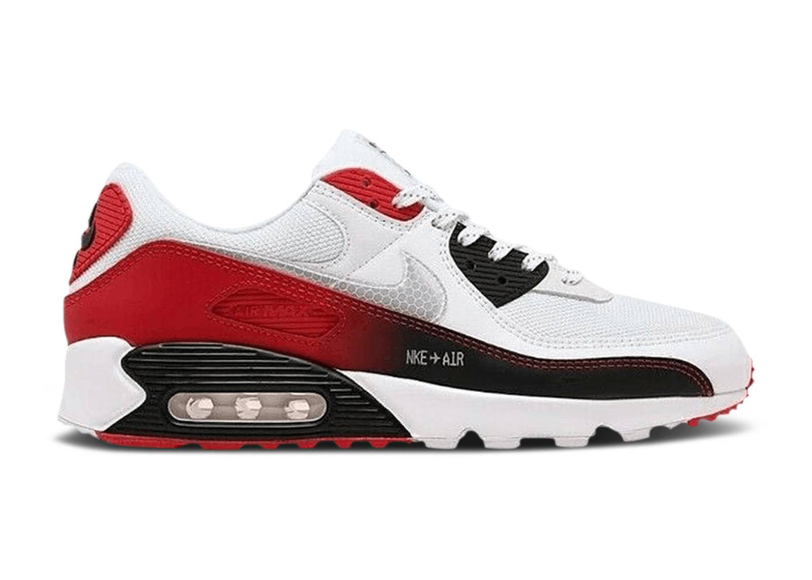 white black and red air max 90