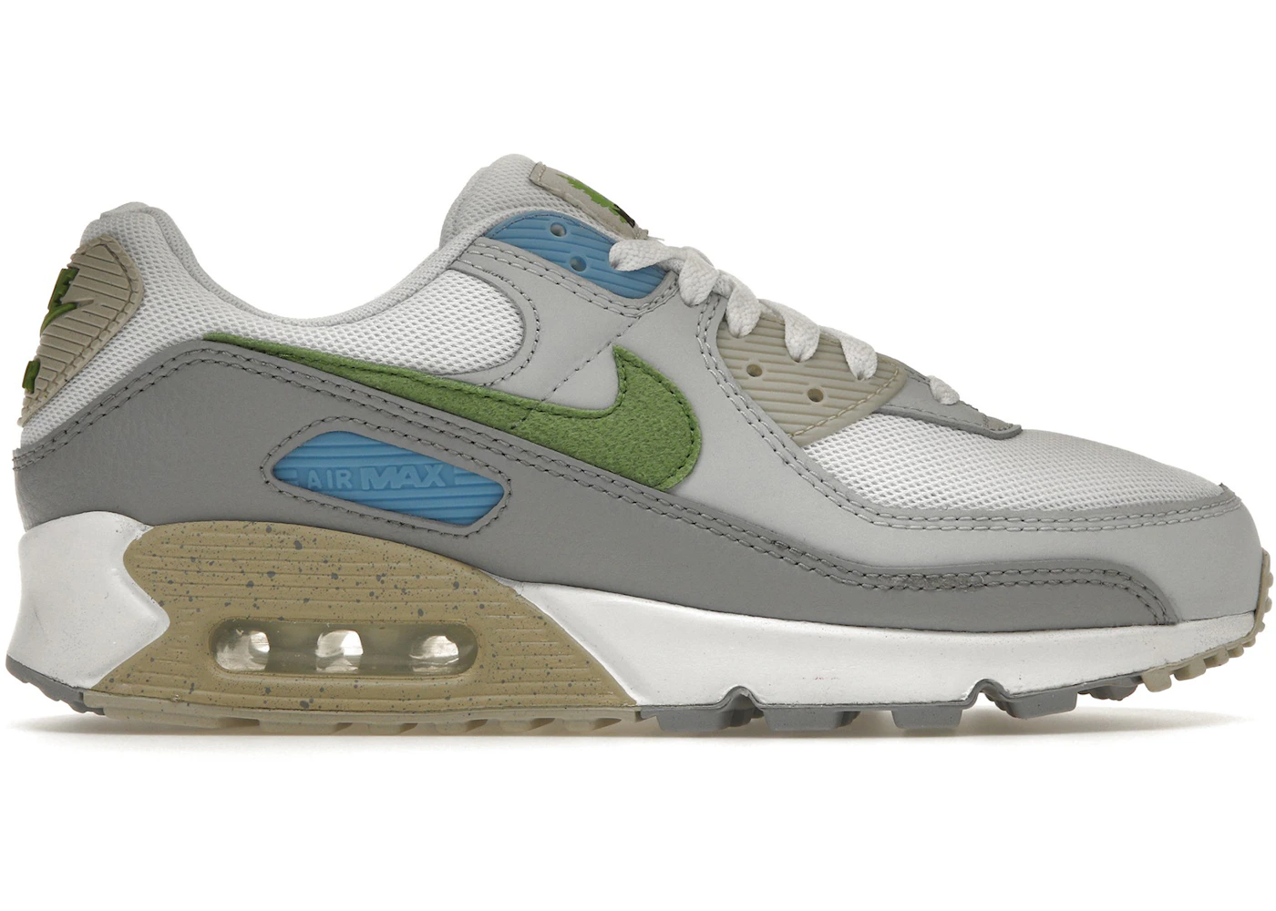 Nike Air Max 90 White Chlorophyll University Blue Men's DV3492