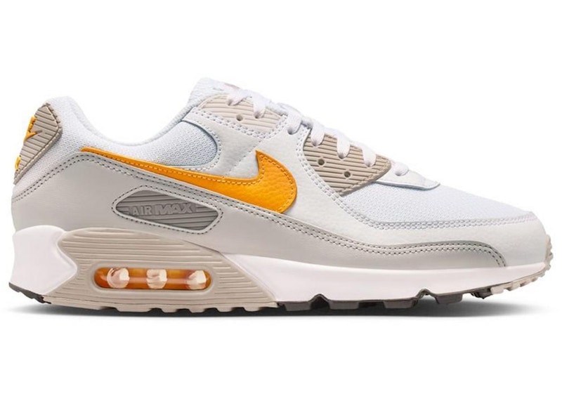 Nike Air Max 90 White College Grey Laser Orange Men's - DM0029-119