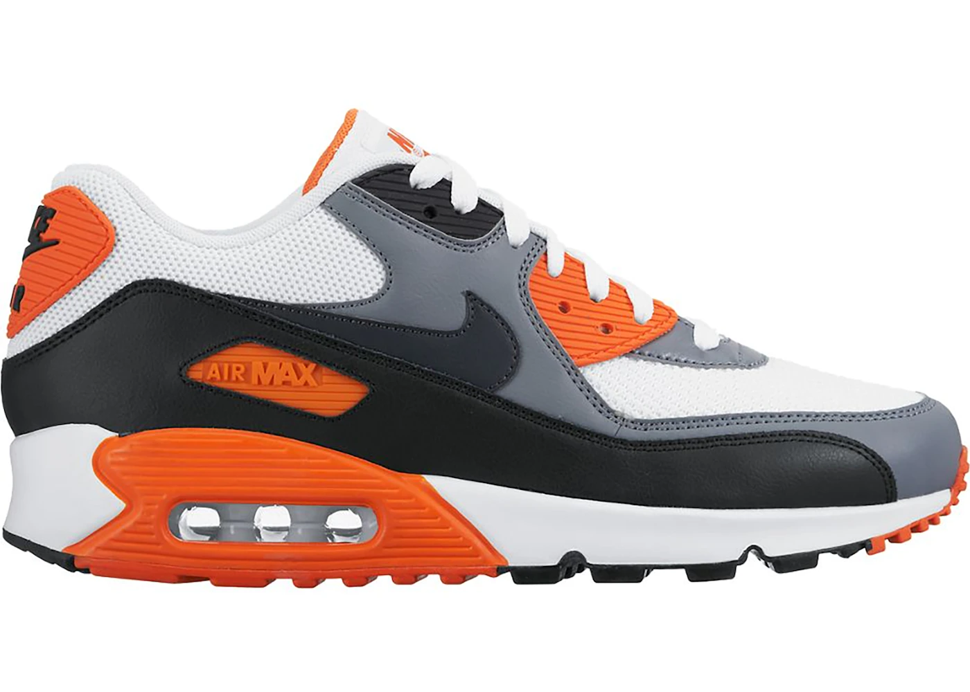White and orange air max 90 hotsell