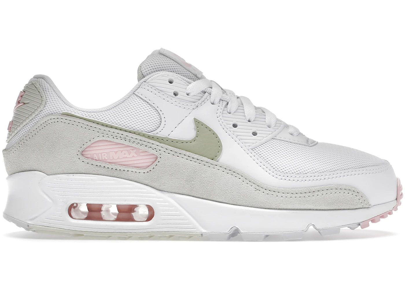 Nike Air Max 90 White Olive (Women's) - DM2874-100 - US