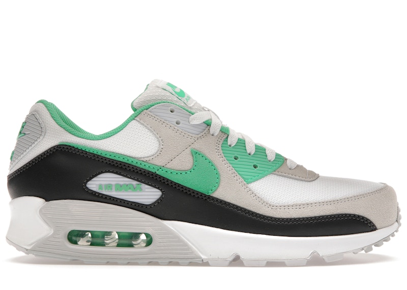 Nike air max green white sale