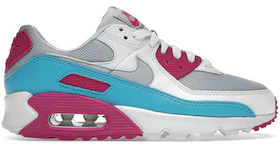 ナイキ ウィメンズ エア マックス 90 "ホワイト/ビビッド ピンク ライト ブルー フィーリー" Nike Air Max 90 "White Vivid Pink Light Blue Fury (Women's)" 
