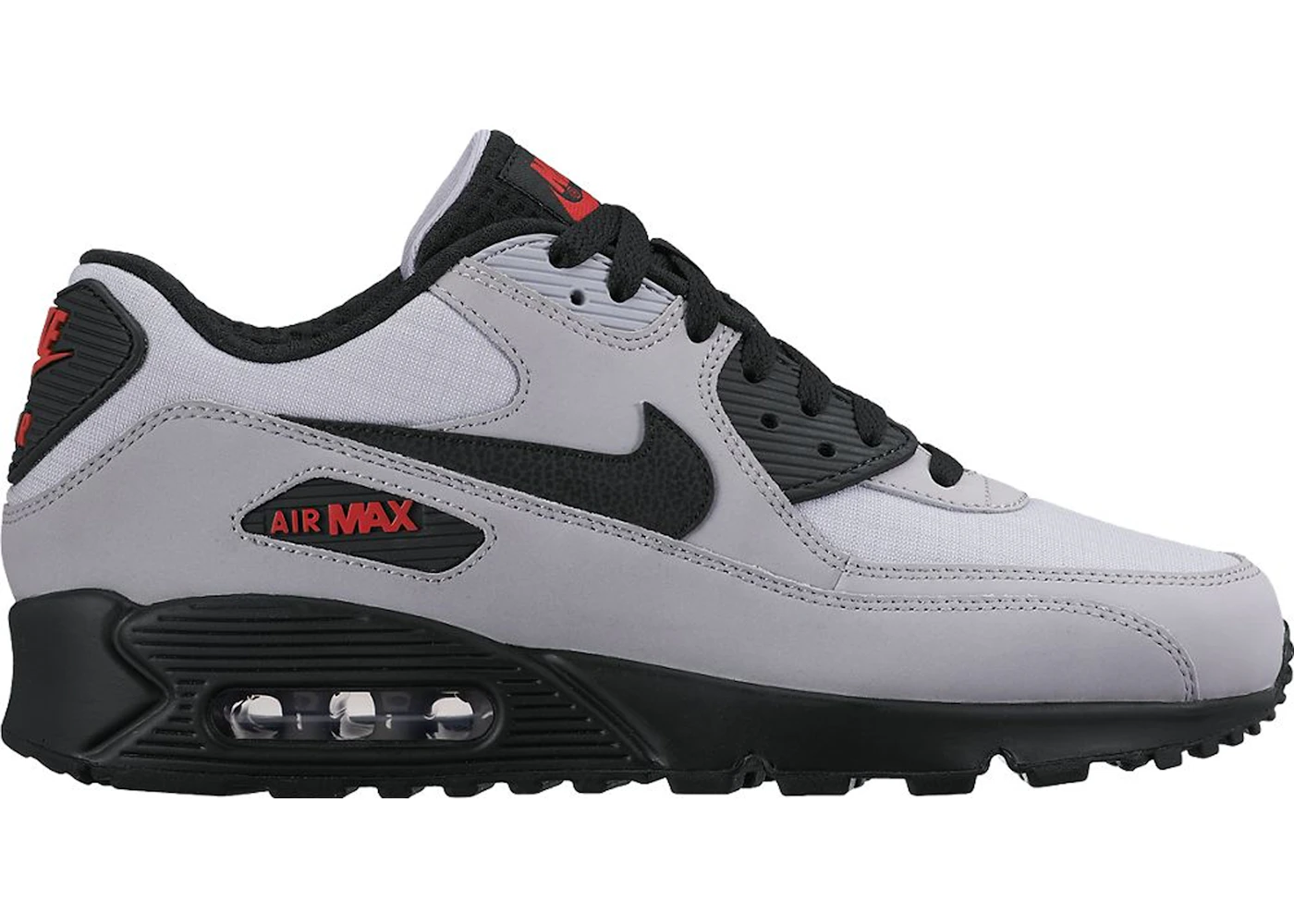 Nike air max top red and grey