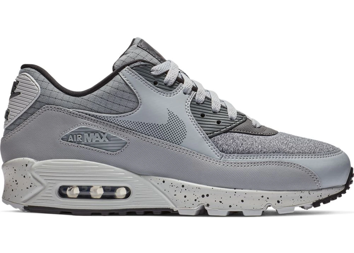 Nike Air Max 90 Wolf Grey Dark Grey Black Men s 700155 016 US