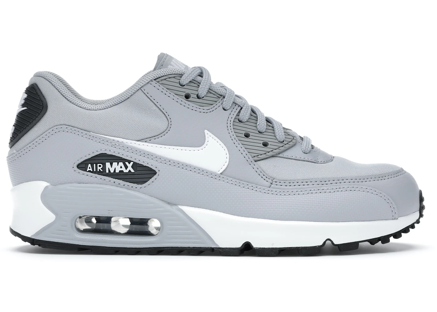 Nike Air Max 90 Wolf Grey White Black (Women's) - 325213-048 - US