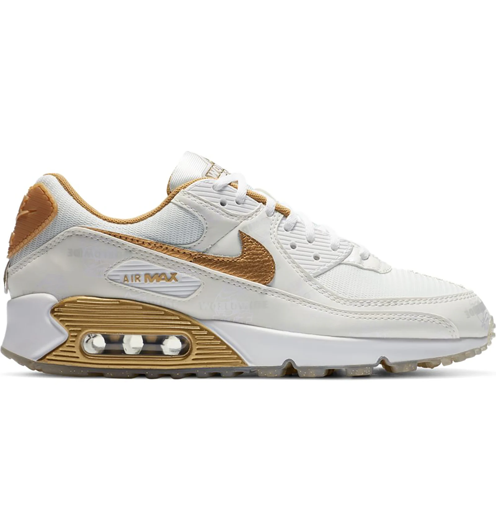 All gold air max 90 best sale