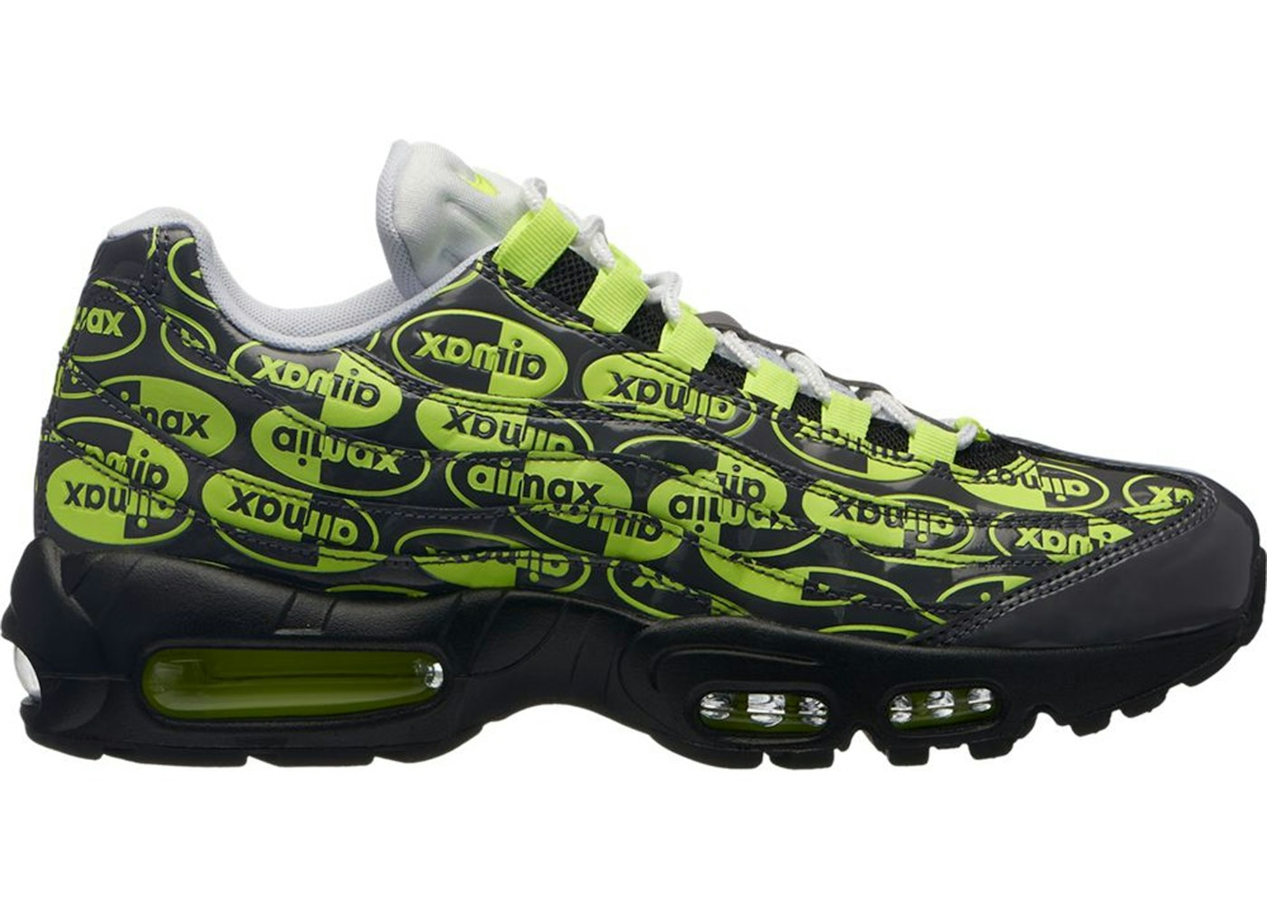 Nike Air Max 95 All Over Print Black Volt 019 Nike Air Max 95 All Over Print Black Volt 019