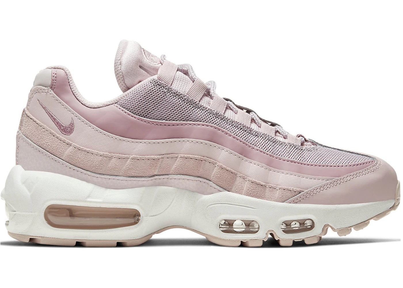 Nike Air Max 95 Barely Rose Plum Chalk (Women's) - CI3710-600 - US