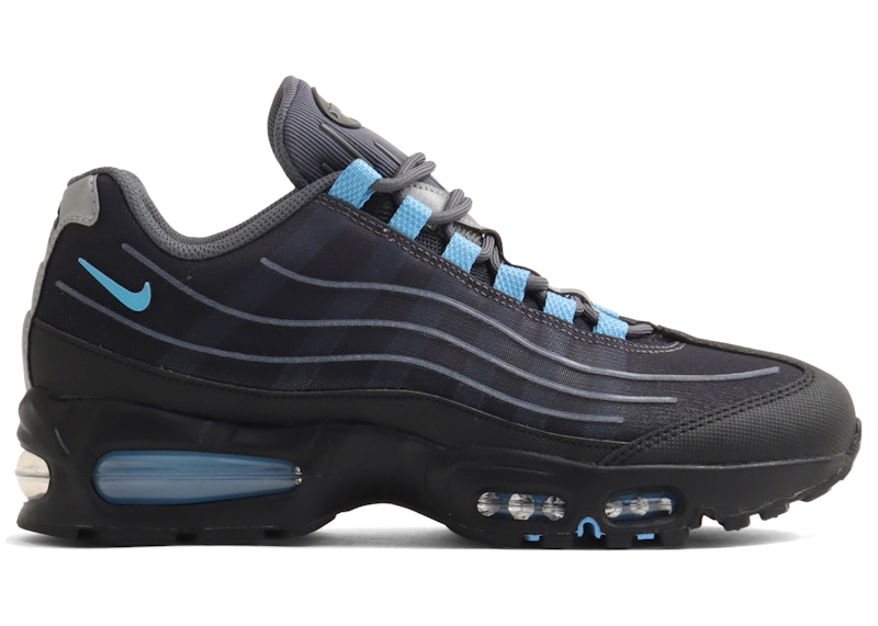 Nike Air Max 95 Big Bubble Tech Black University Blue