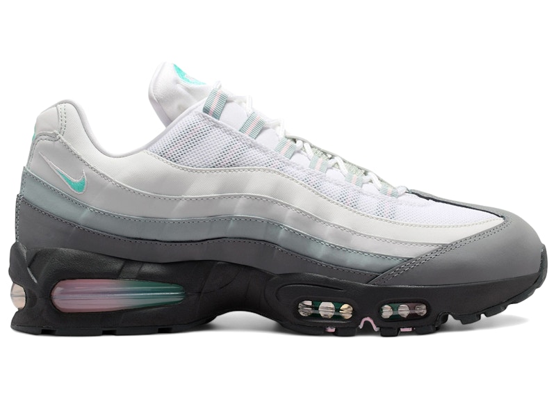 Nike Air Max 95 Big Bubble White Hyper Turquoise Pink Foam