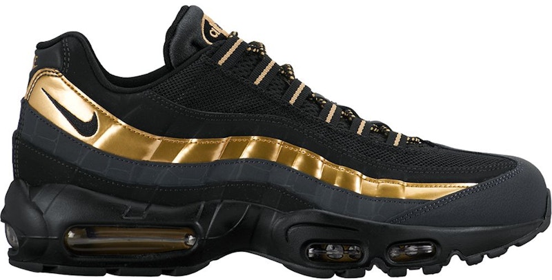 nike 95 black gold