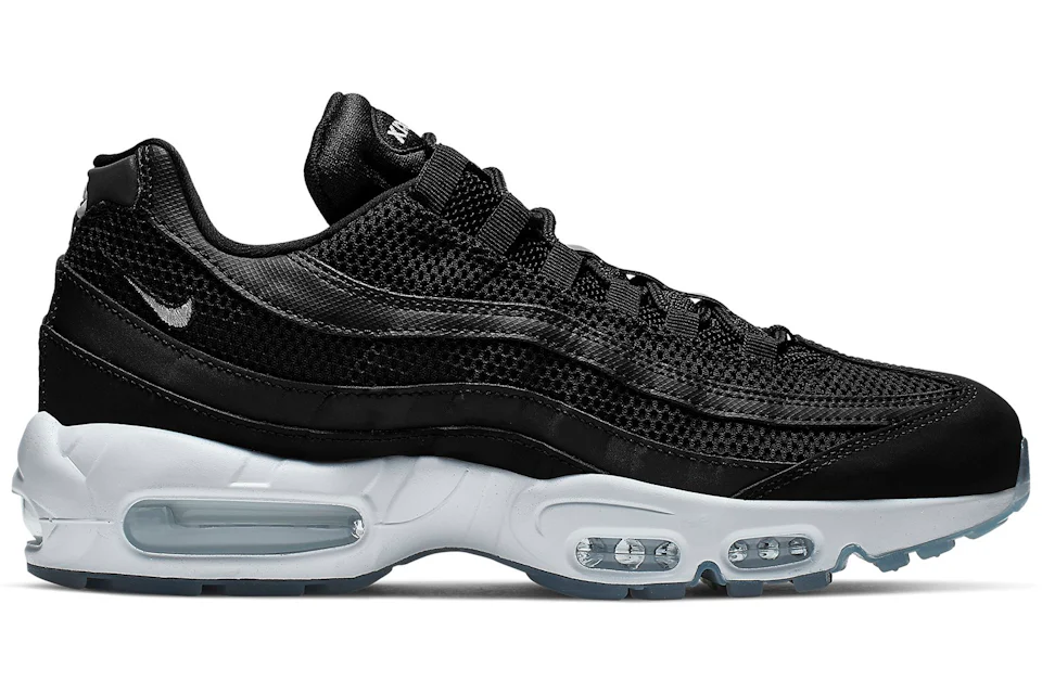 Air max hot sale 95 silver black