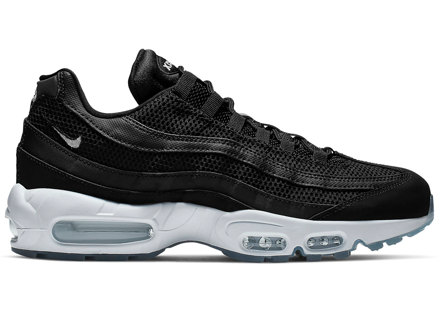 Air max 95 black 2025 reflect silver