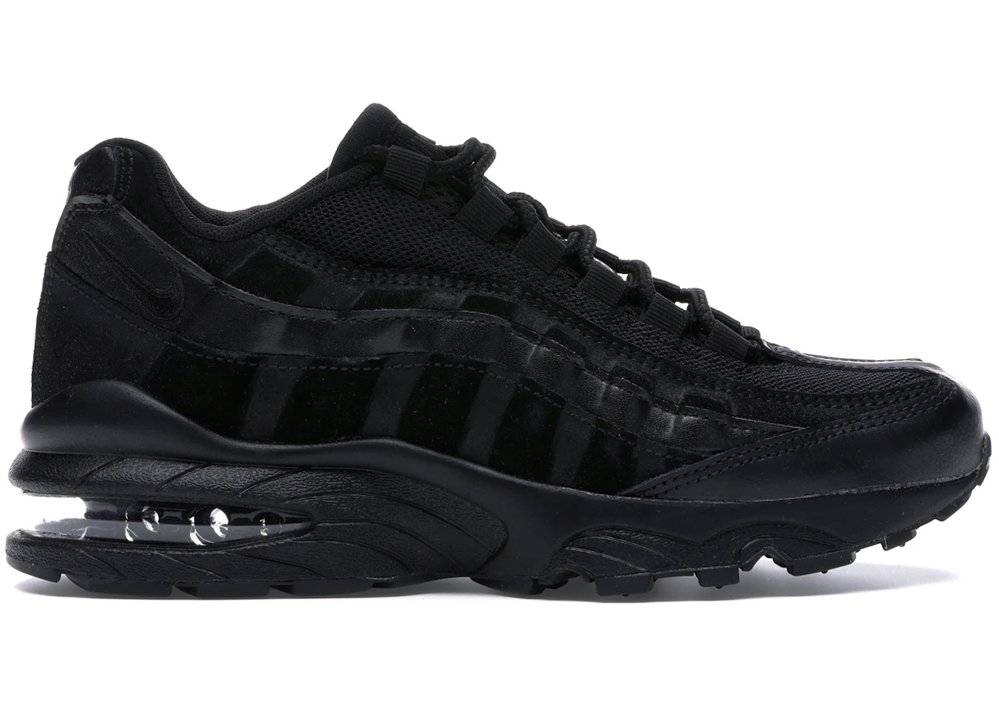 Nike air suede black Clearance