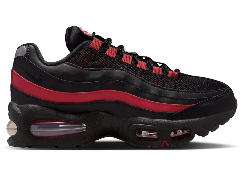 Nike Air Max 95 Black Team Crimson (GS) - II4130-015 - US