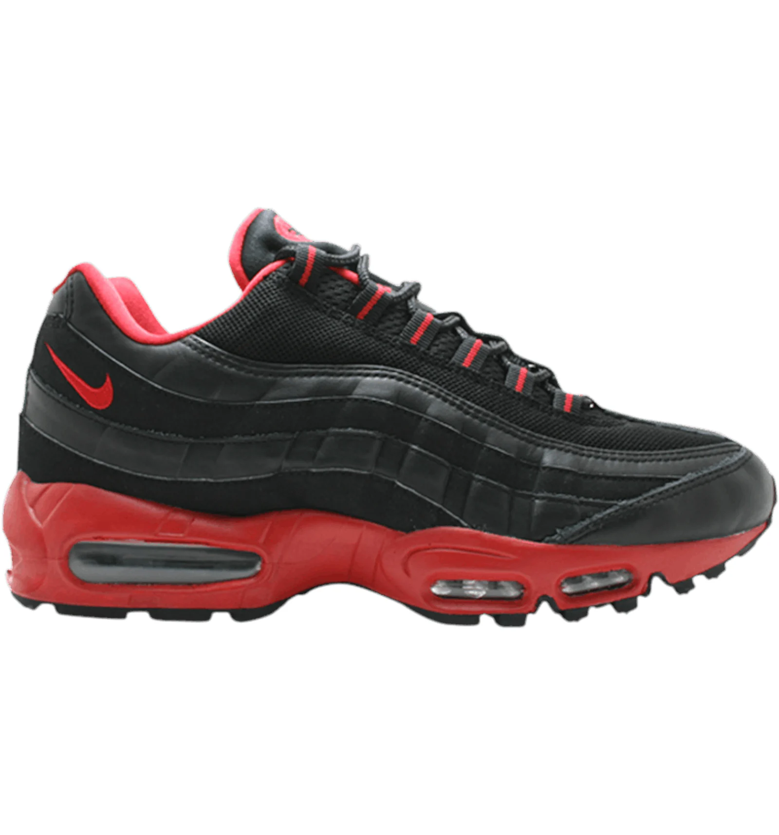 Nike Air Max 95 Black Varsity Red Men s 609048 063 US