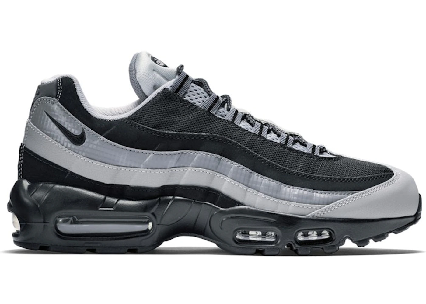 Nike Air Max 95 Black Wolf Grey Cool Grey Men's - 749766-005 - US Nike Air Max 95 Black Wolf Grey Cool Grey Men's - 749766-005 - US