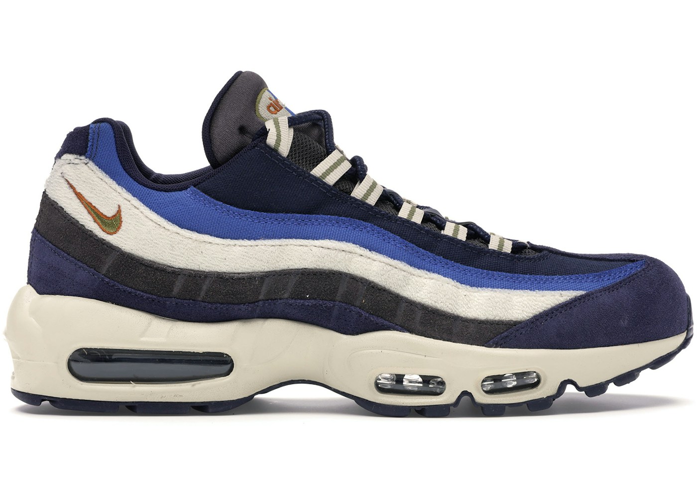 Nike Air Max 95 Blackened Blue Light Cream 404 Nike Air Max 95 Blackened Blue Light Cream 404