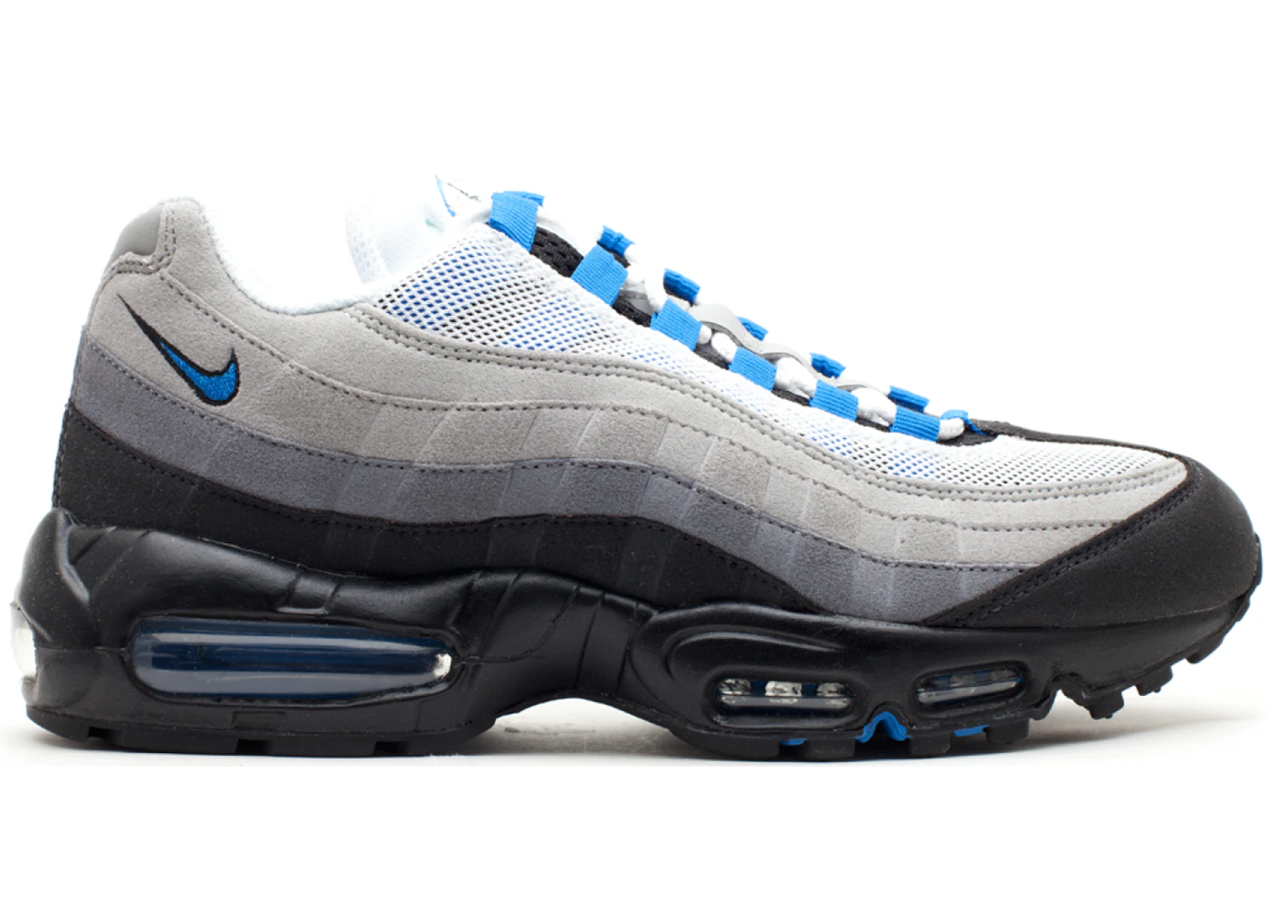 Nike 95 white hot sale blue