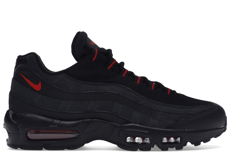 Air max 95 outlet black white and red