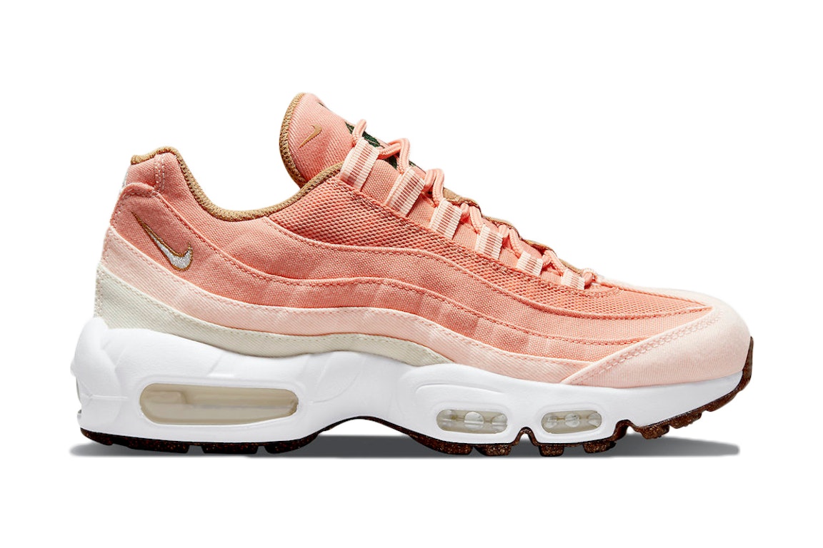 Pre-owned Nike Air Max 95 Cork Pink (women's) In Pink/taupe-white