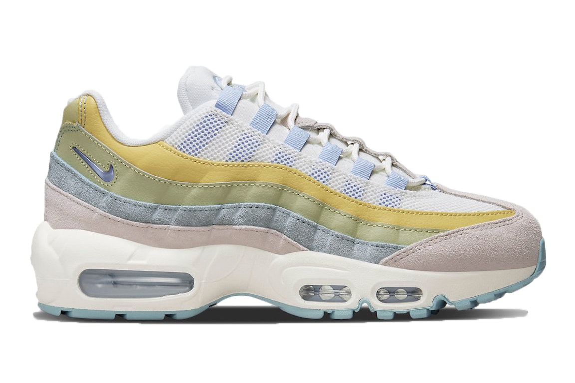 Pre-owned Nike Air Max 95 Easter Pastel (women's) In White/green-blue