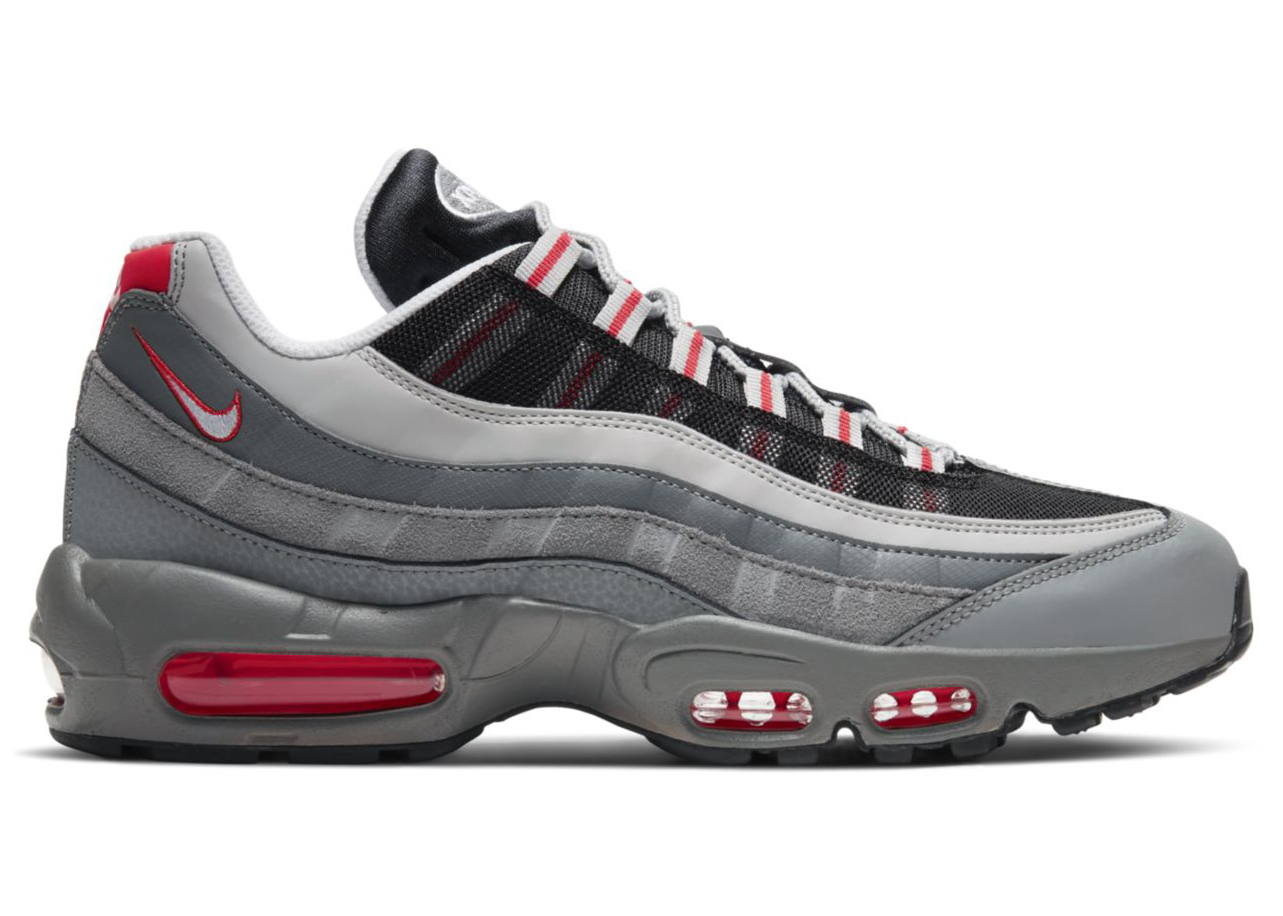 Nike Air Max 95 Essential Particle Grey Track Red