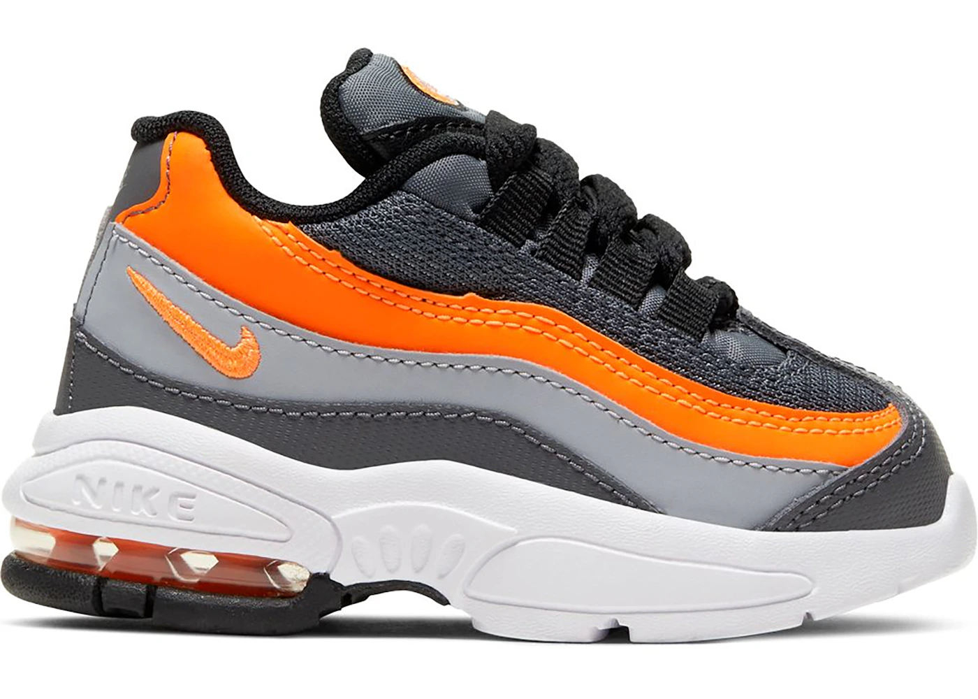 Air max 95 black grey orange best sale