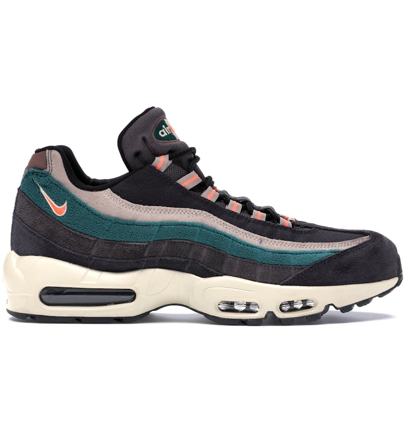 Nike Air Max 95 Grey Rainforest Bright Mango Men's 538416-018 US