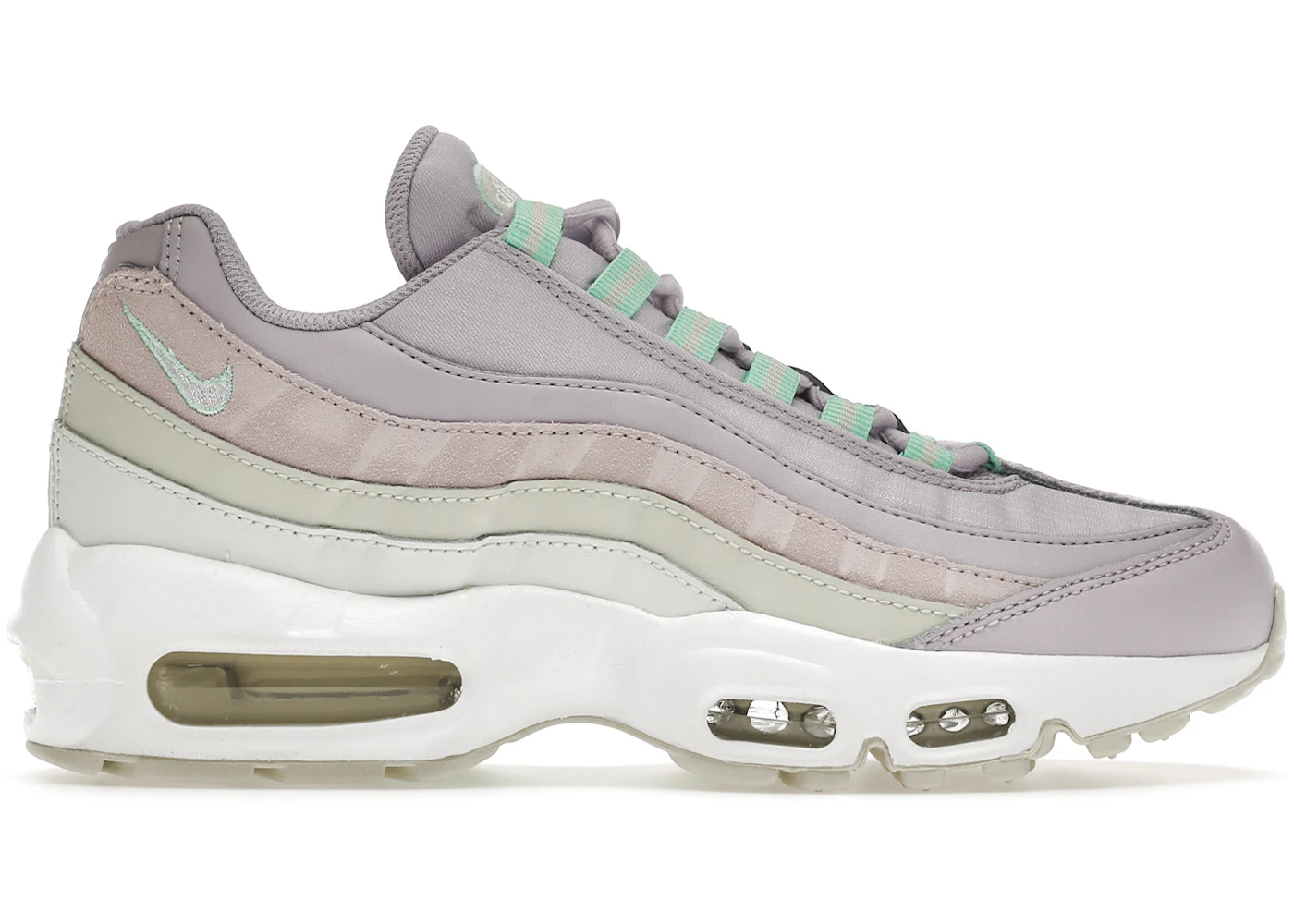 White Air Max 95 Lavender Men's Shoes Nike Air Max 95 OG White