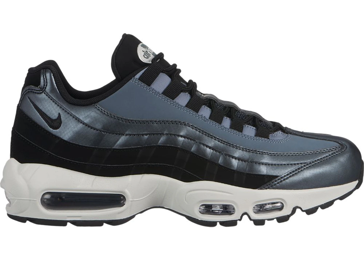 Nike Air Max 95 Liquid Metal Metallic Blue Dusk Men s 538416 405 US