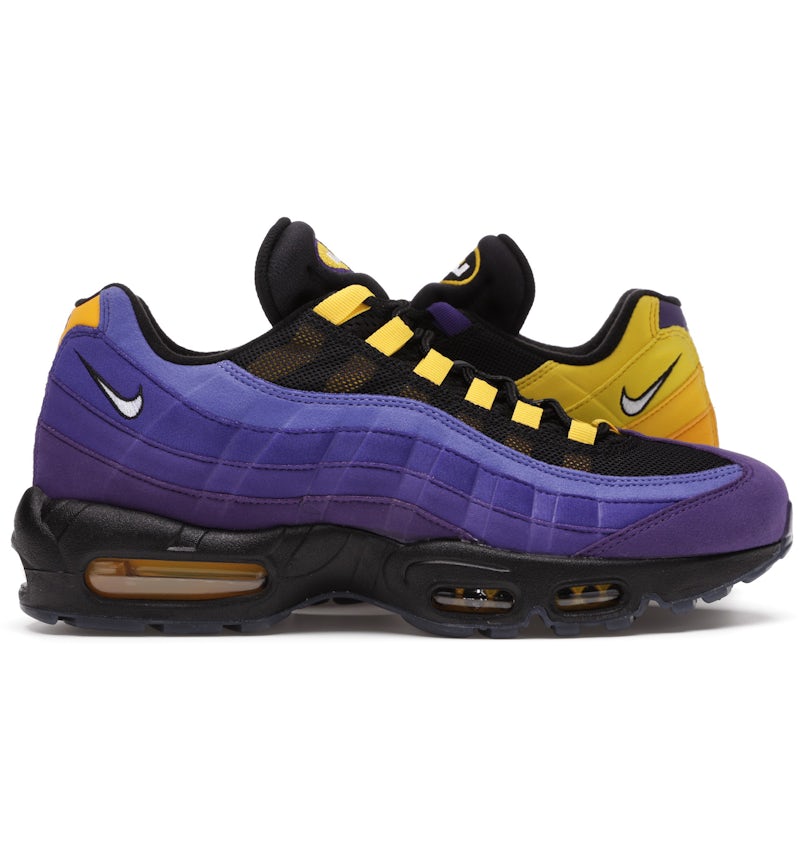 Yellow Lebron James X Nike Air Max 95 Lakers Lebron James X Nike