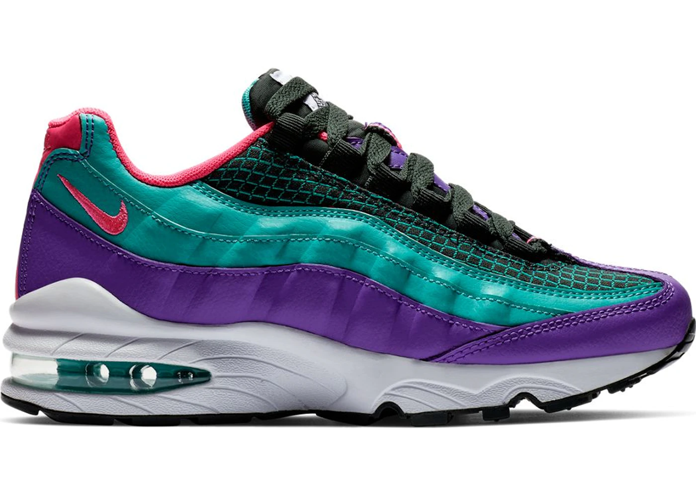 Nike Air Max 95 Now Outdoor Green Hyper Grape GS AV2289 300 US
